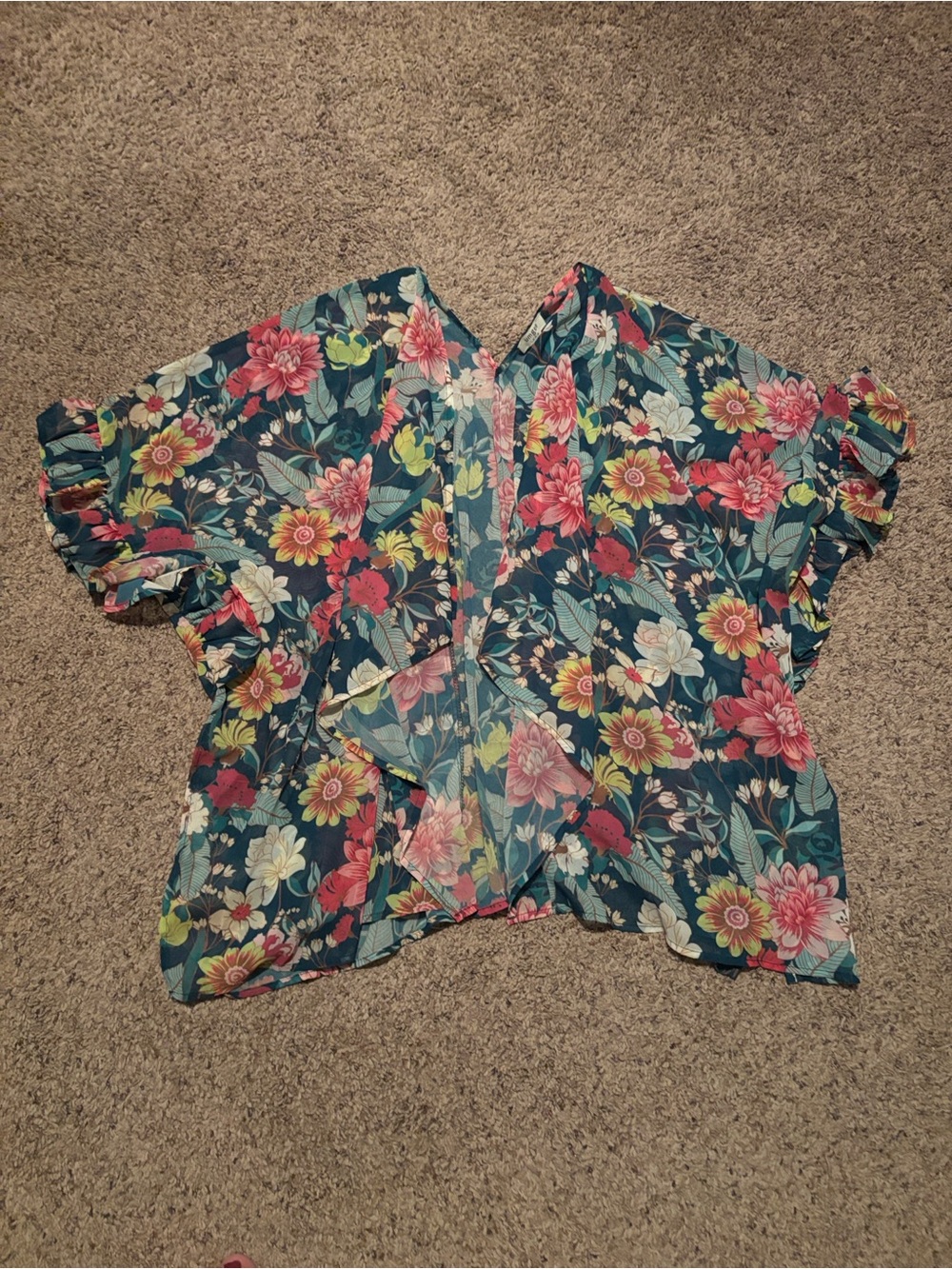 Umgee Floral Kimono S M